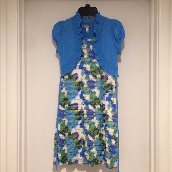 Speechless Other - speechless girls size 10 floral and blue dress